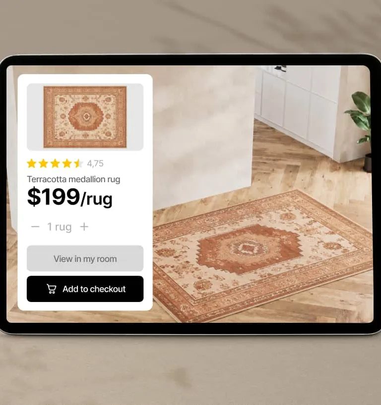 Your product photos become the showroom.